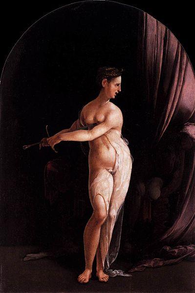 Jan van Scorel Lucretia oil painting image